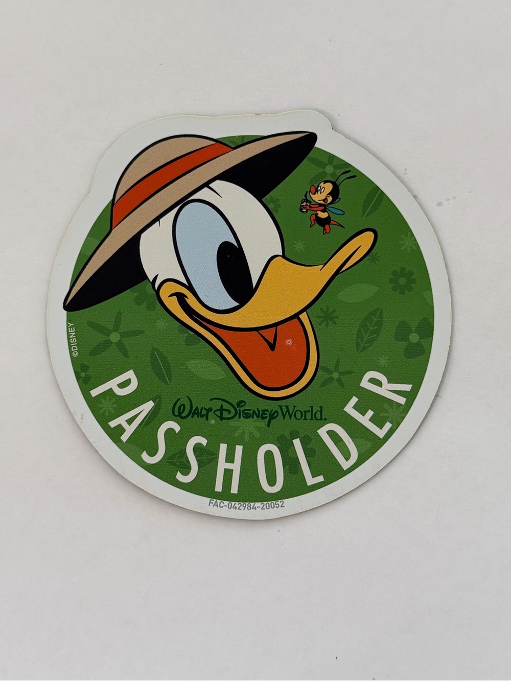 Classic WDW Passholder Magnets: Donald, Orange Bird, Tinkerbell, Figment, Mickey